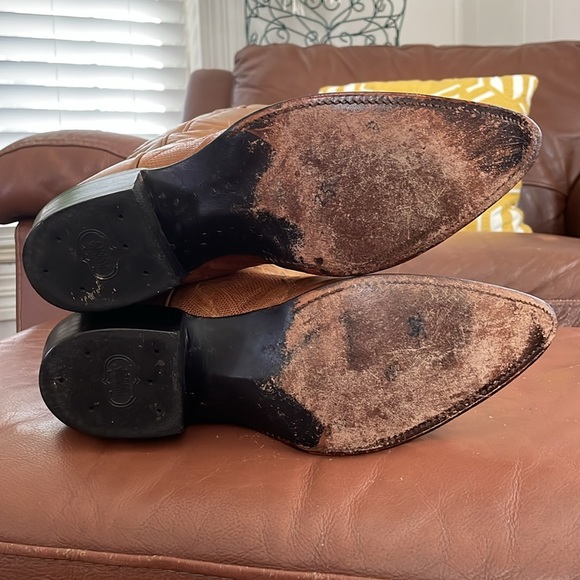 Nocona Teju Lizard Western Boots men’s size 10B - Picture 7 of 13